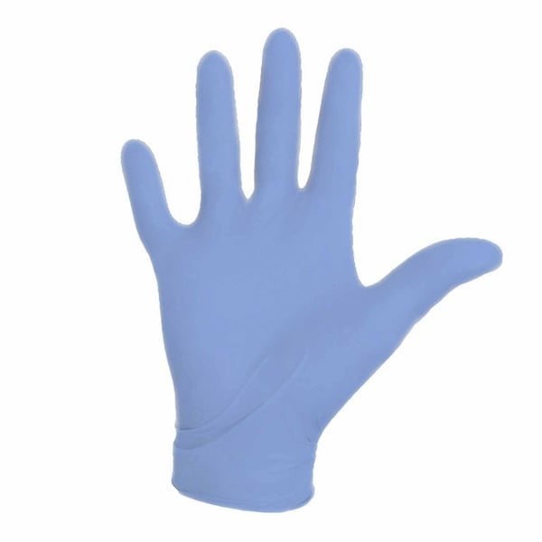 Aquasoft Disposable Gloves, Nitrile, Powder-Free, S, 3000 PK, Blue 43933 - main